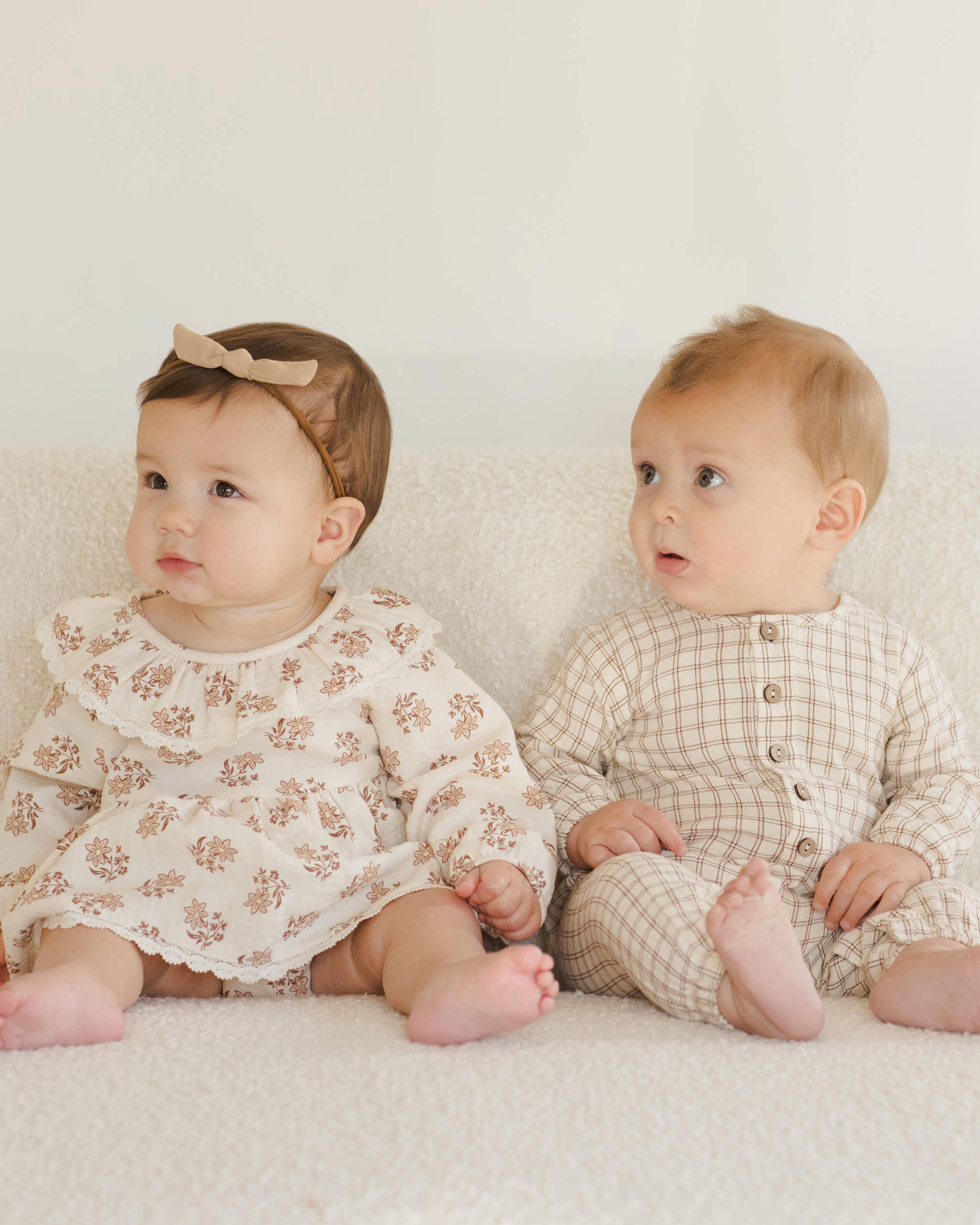 Quincy Mae Thalia Romper - Daylily