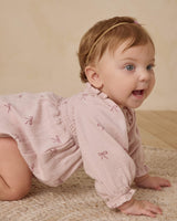 Quincy Mae Eden Romper - Bows
