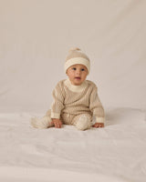 Quincy Mae Relaxed Knit Sweater - Gold