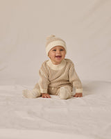 Quincy Mae Relaxed Knit Sweater - Gold