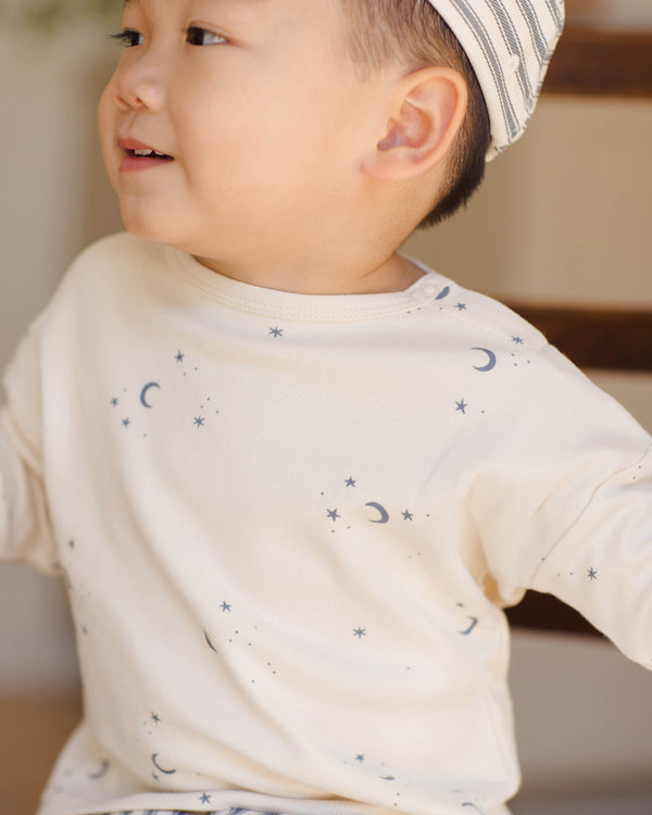 Quincy Mae Long Sleeve Tee - Moons