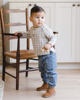 Quincy Mae Zion Shirt - Blue Plaid