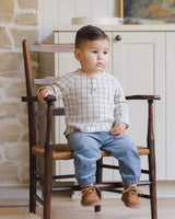 Quincy Mae Zion Shirt - Blue Plaid