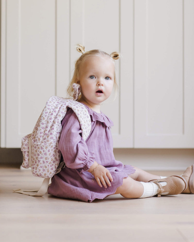 Quincy Mae Long Sleeve Isla Dress - Mulberry