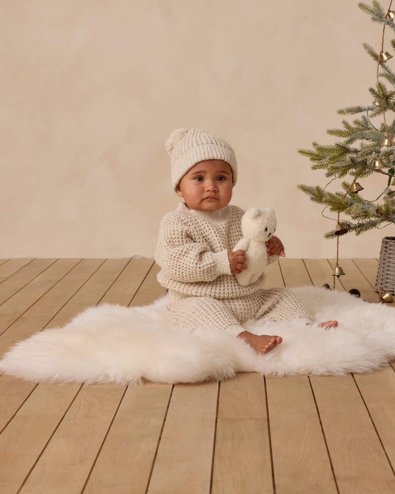 Quincy Mae Chunky Knit Sweater - Natural