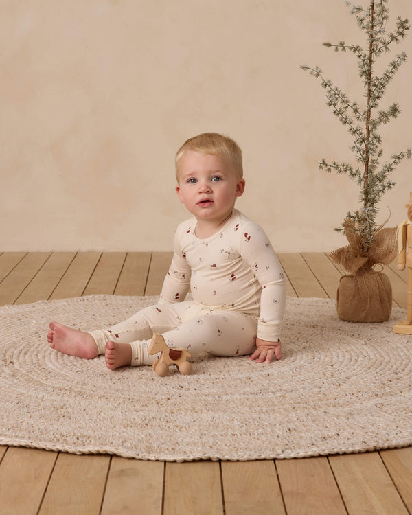 Quincy Mae Bamboo Pajama Set - Winter Wonderland