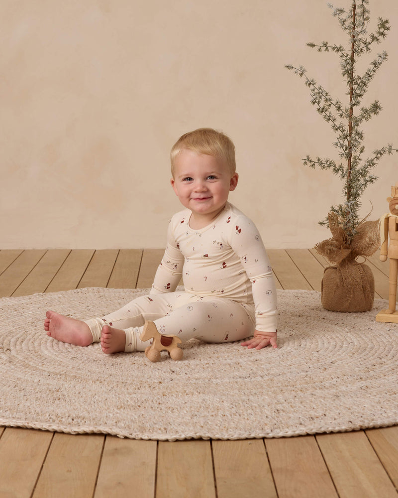 Quincy Mae Bamboo Pajama Set - Winter Wonderland