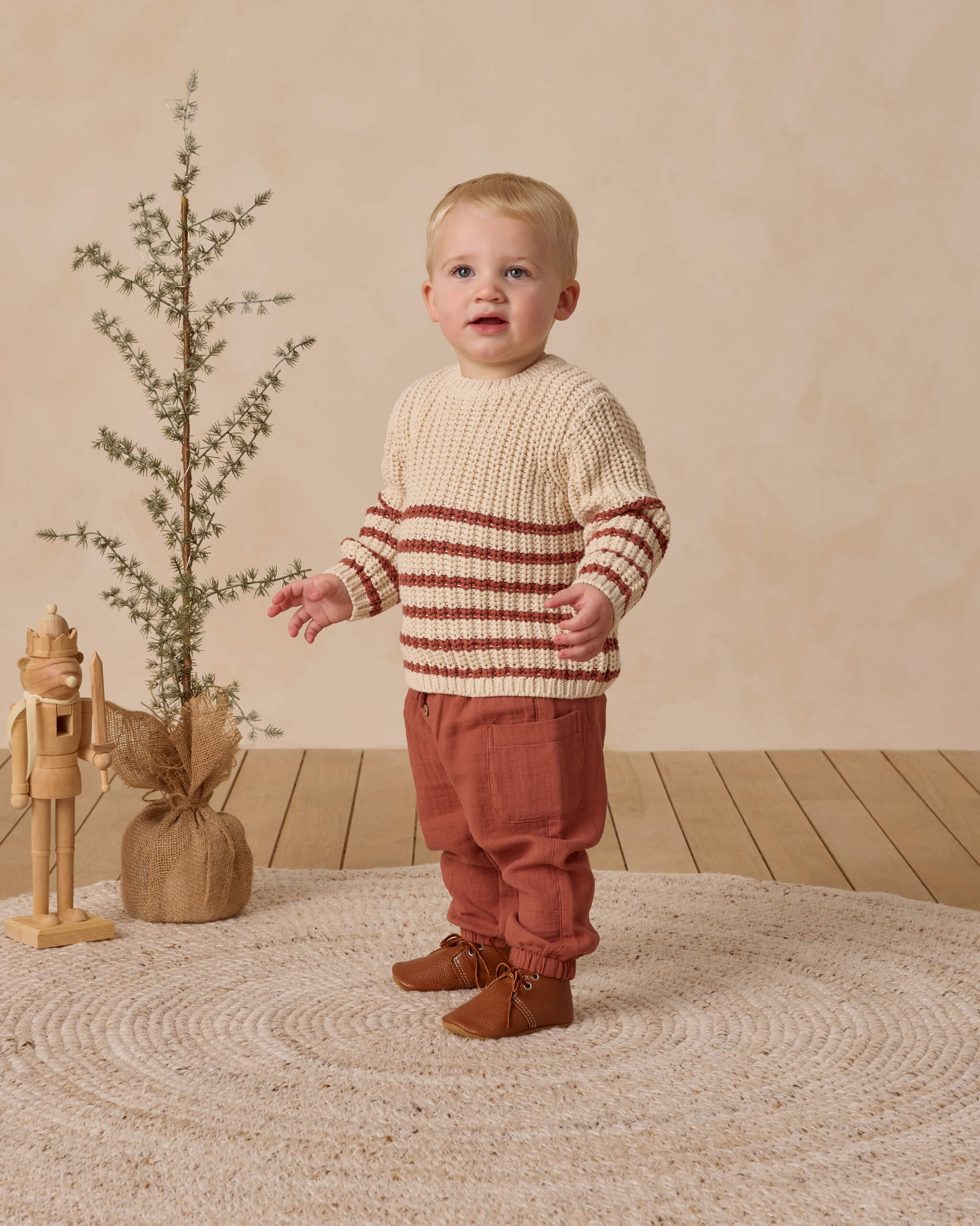 Quincy Mae Rex Sweater - Cranberry