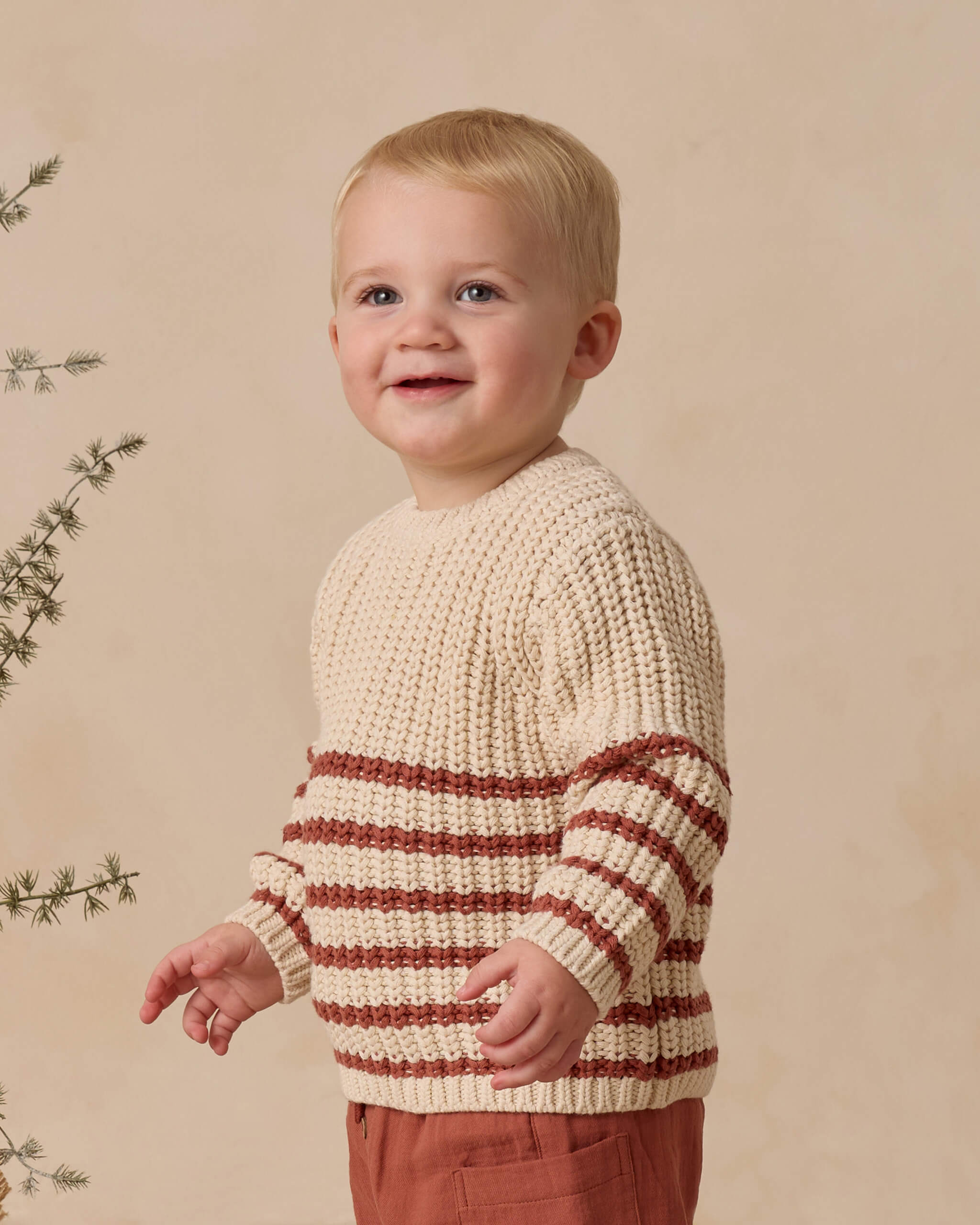 Quincy Mae Rex Sweater - Cranberry