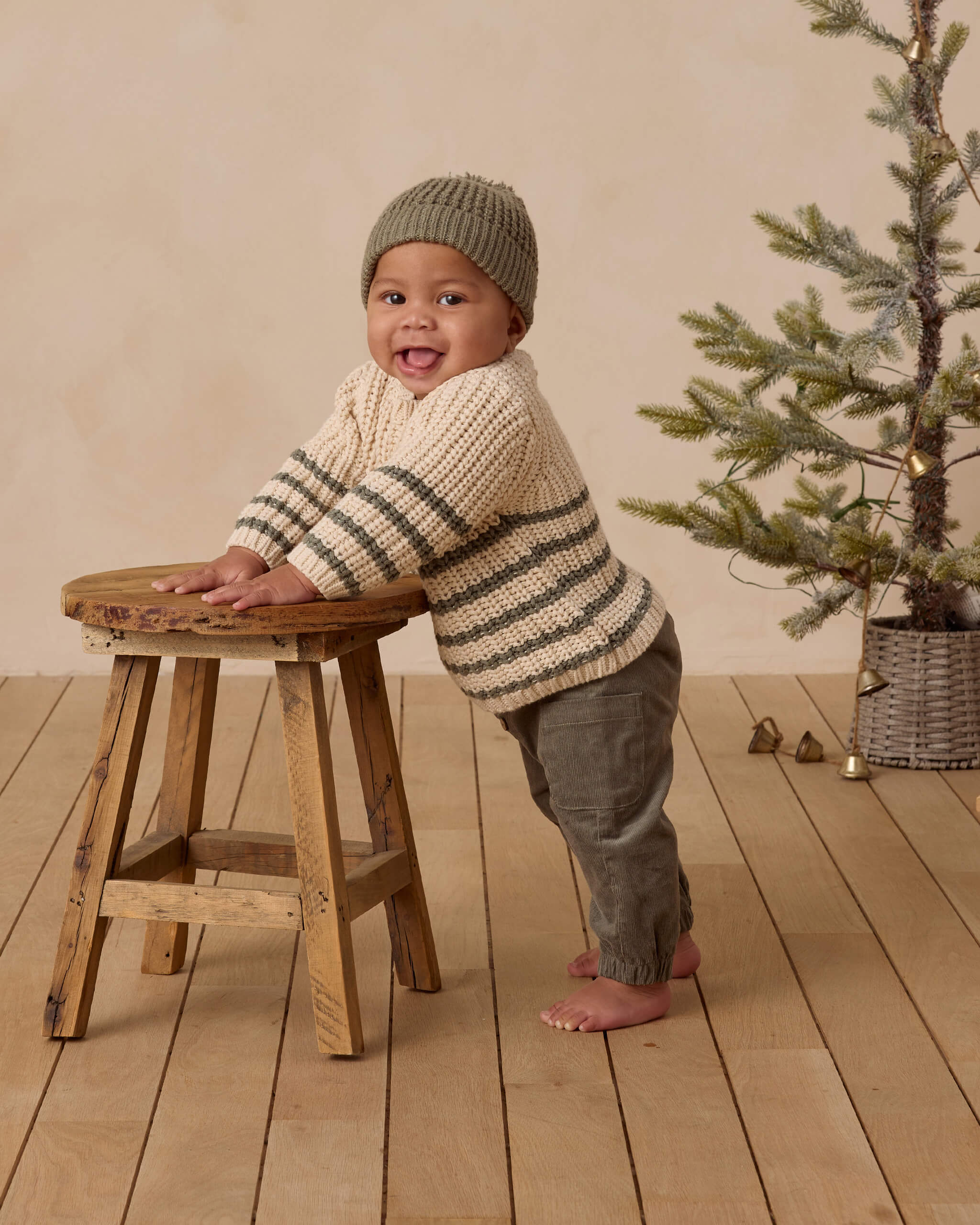 Quincy Mae Rex Sweater - Forest