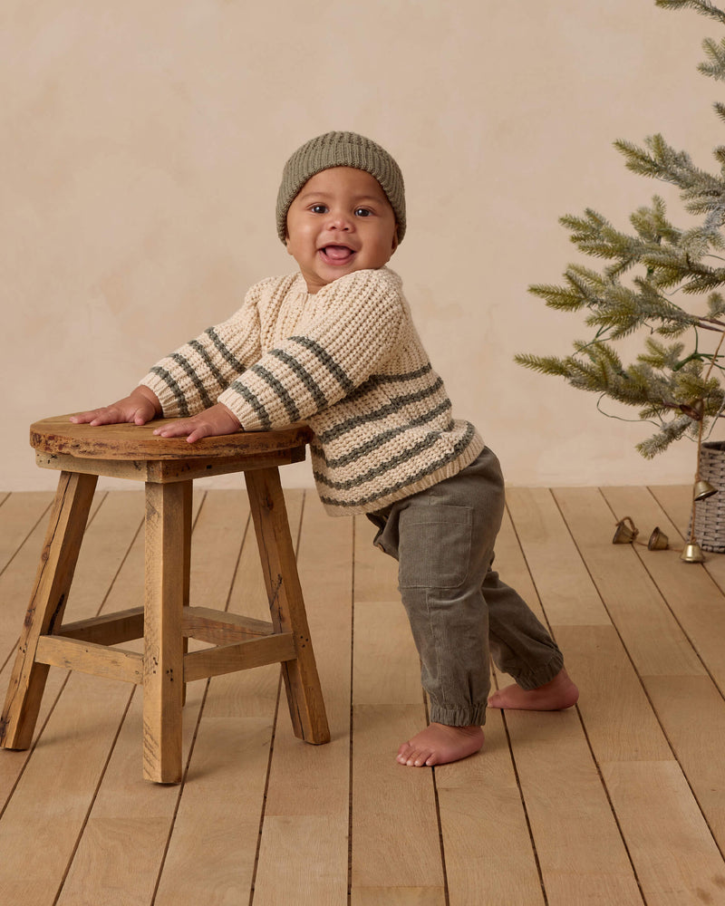 Quincy Mae Rex Sweater - Forest