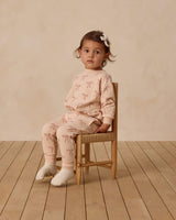 Quincy Mae Relaxed Fleece Sweatshirt - Red Bows