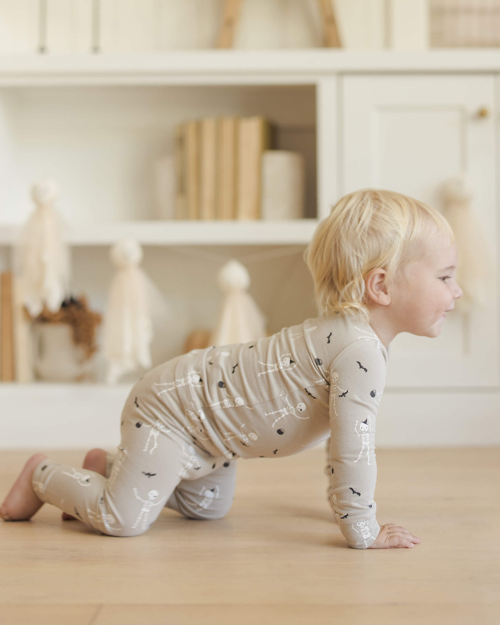 Quincy Mae Bamboo Pajama Set - Skeletons