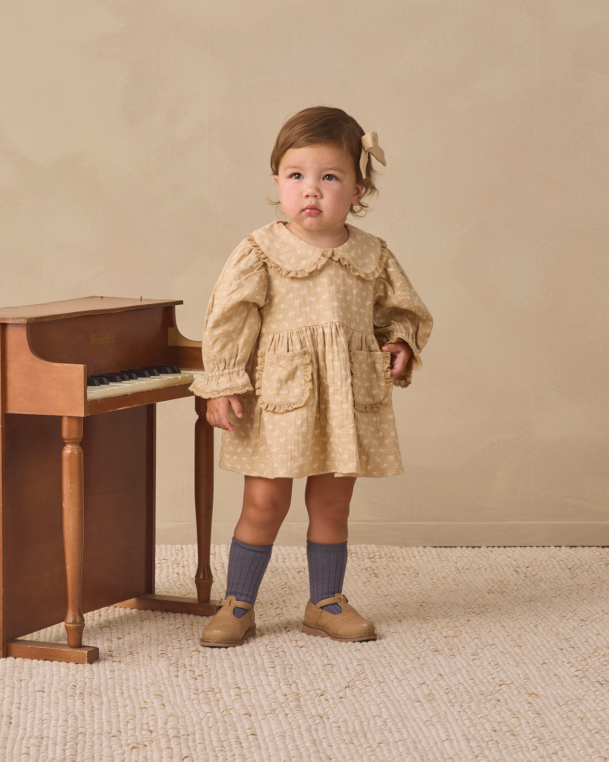 Marisol Dress - Butterscotch Floral