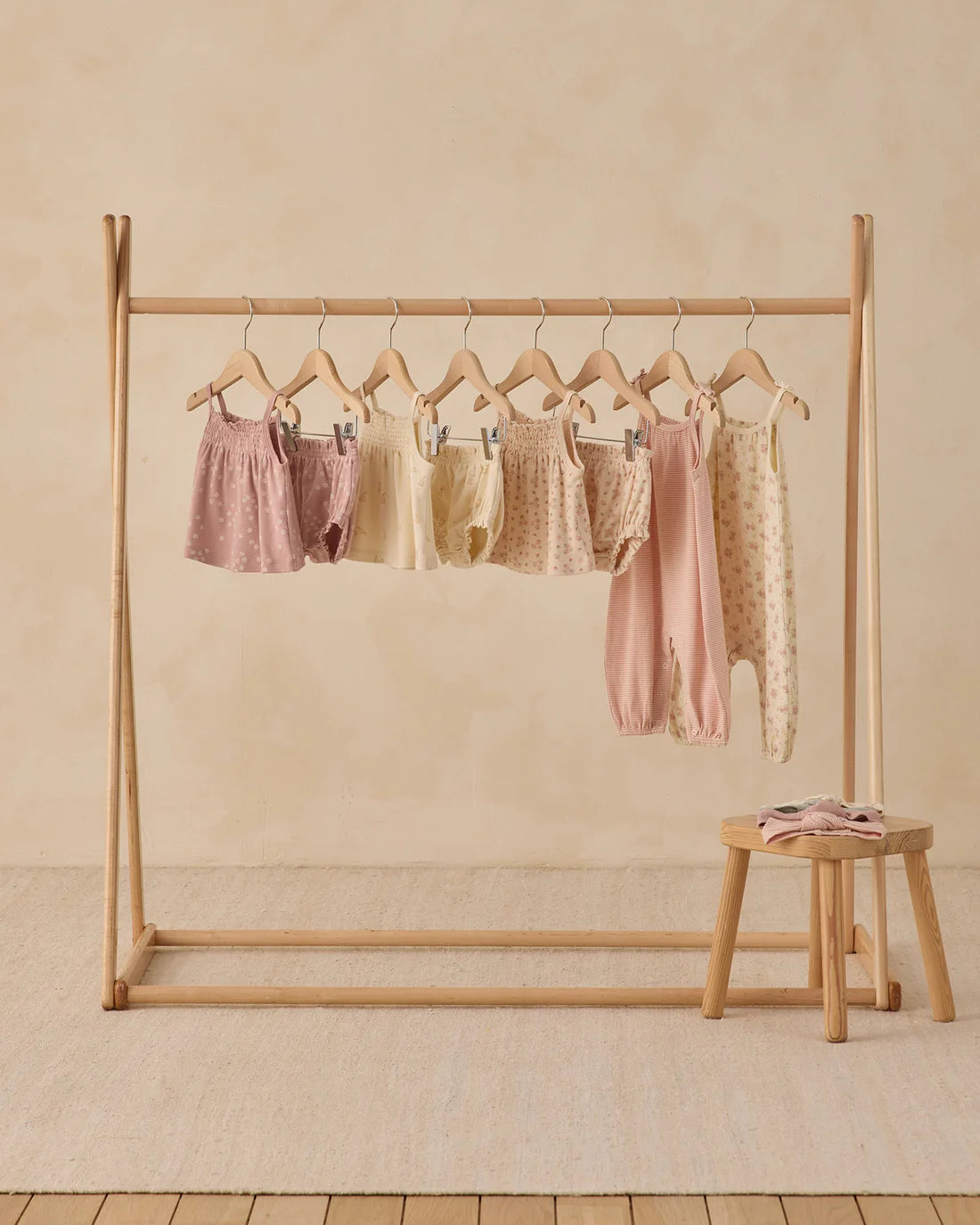 Quincy Mae Smocked Tank + Bloomer Set - Strawberries