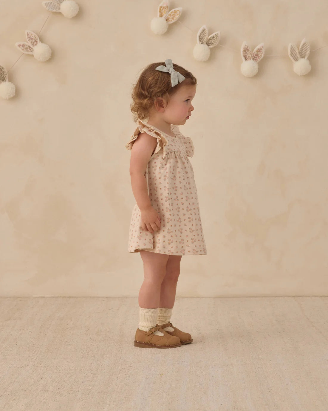Quincy Mae Flutter Dress - Strawberries