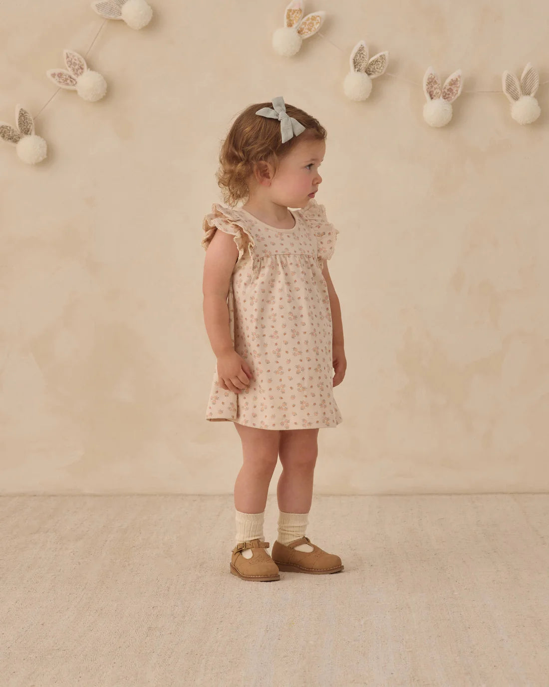 Quincy Mae Flutter Dress - Strawberries