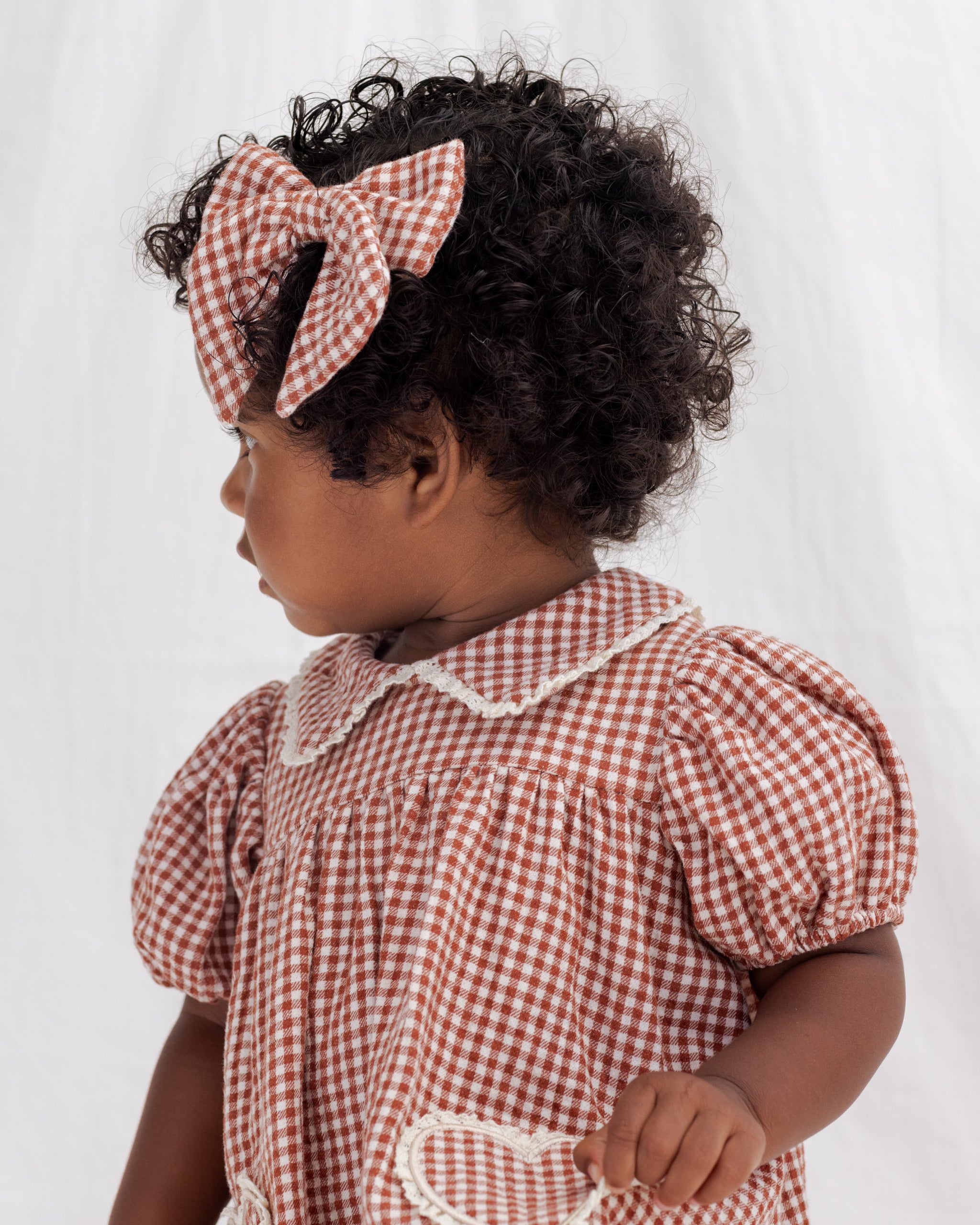 Quincy Mae Bow - Red Gingham
