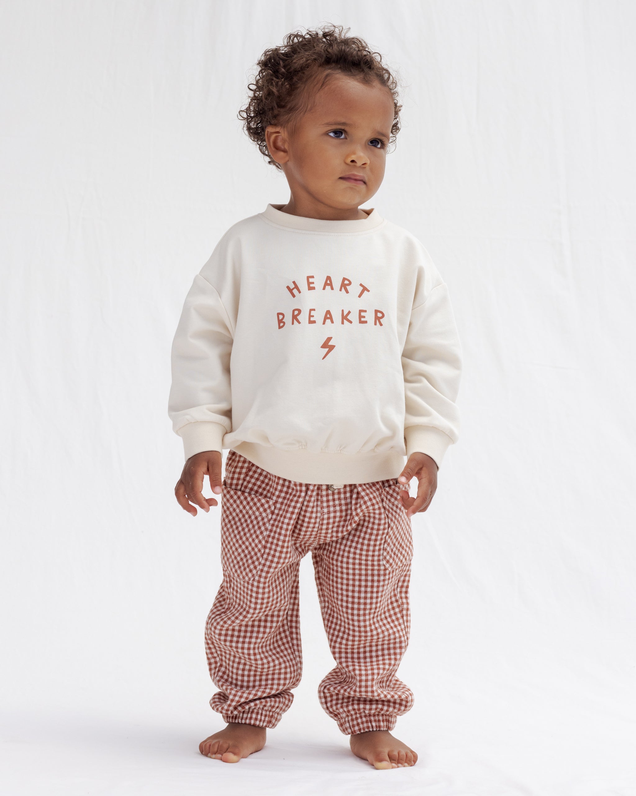 Quincy Mae Relaxed Sweatshirt - Heart Breaker