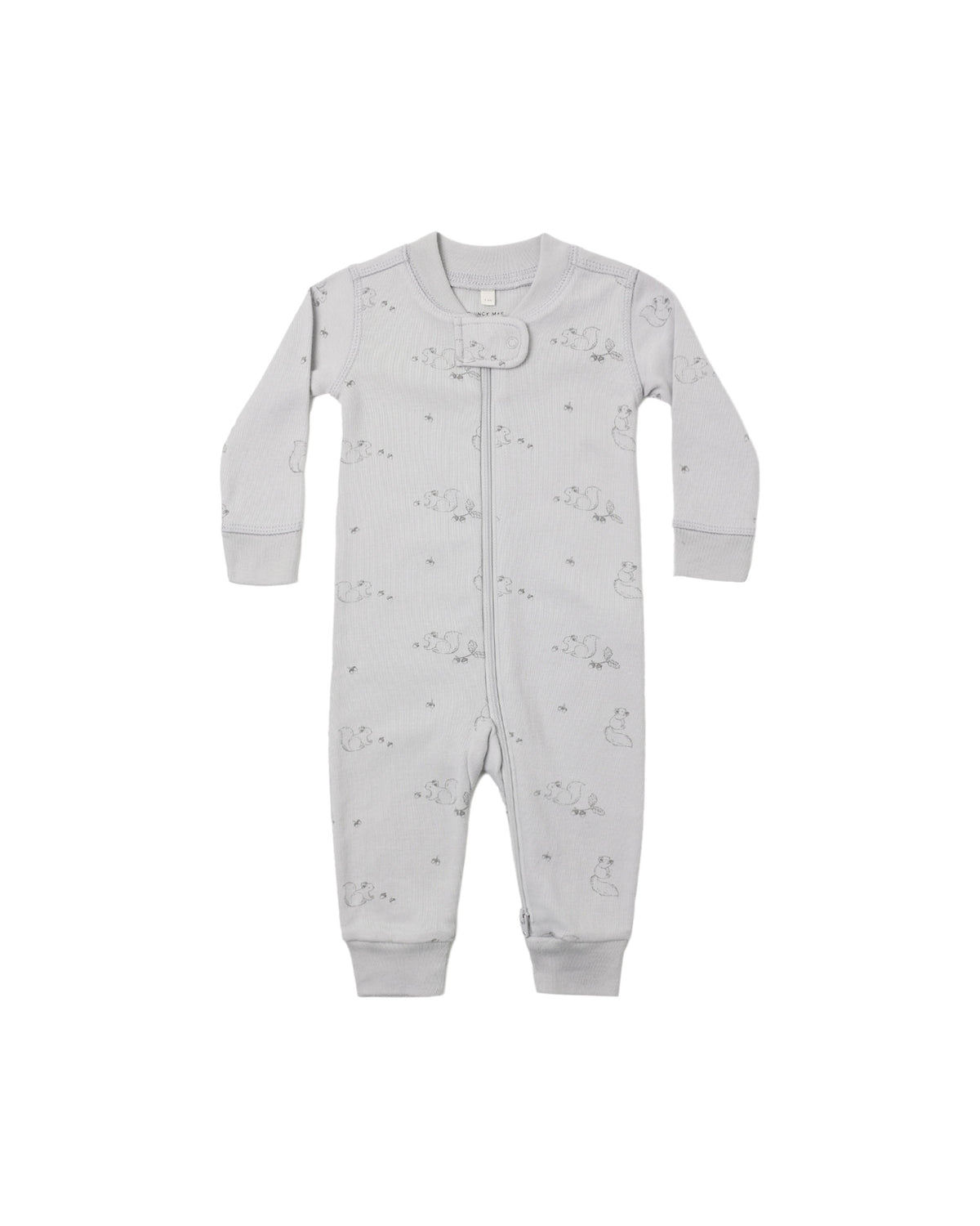 Zip Long Sleeve Sleeper - Squirrel