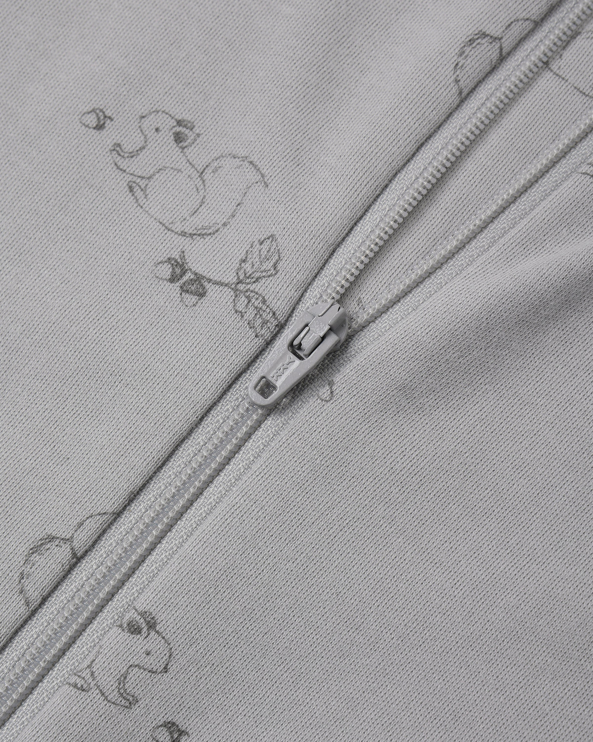Zip Long Sleeve Sleeper - Squirrel