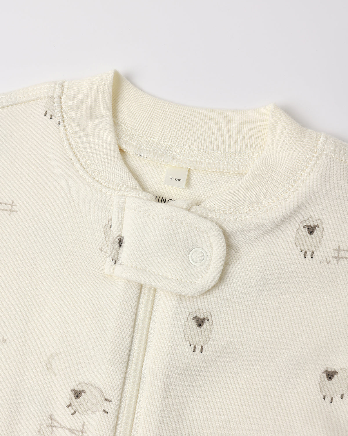 Zip Long Sleeve Sleeper Footie - Sheep