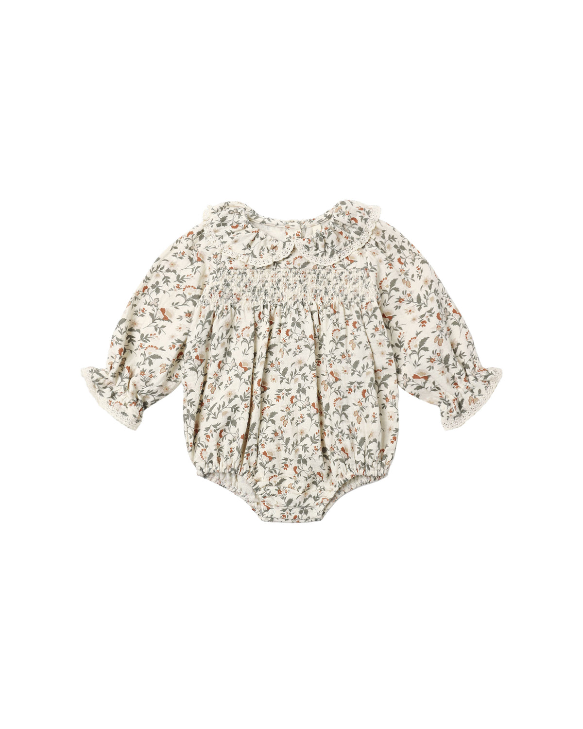 Quincy Mae Callie Romper - Holiday Floral