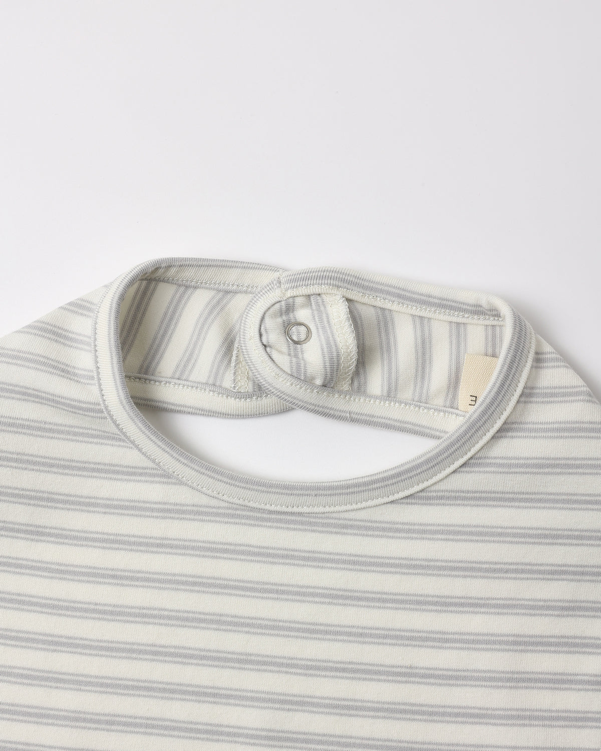 Jersey Snap Bib 2 Pack - Sheep & Cloud Stripe