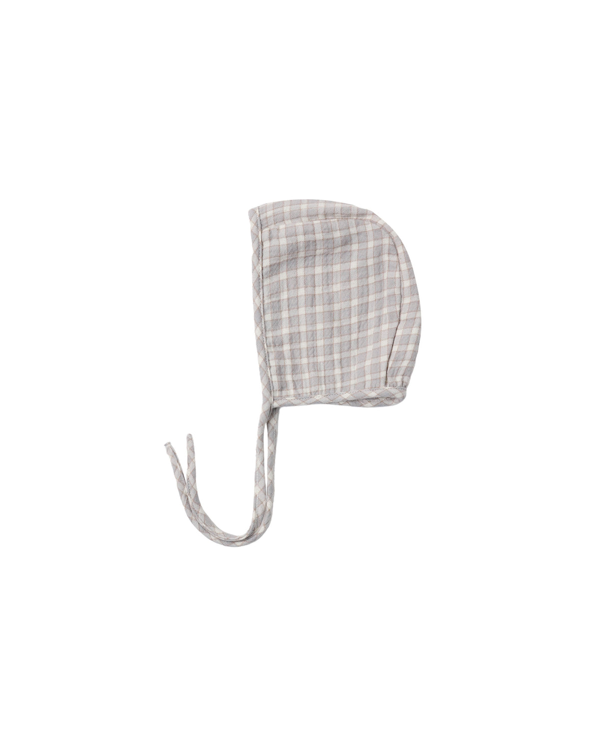 Woven Baby Bonnet- Blue Gingham