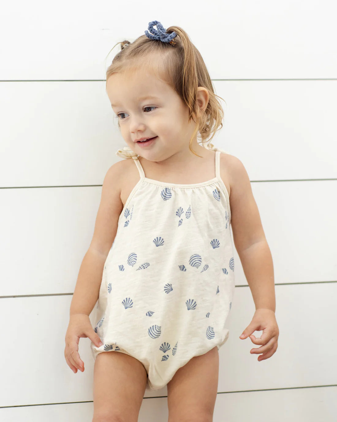 Rylee + Cru Crochet Bow Clip - Marine