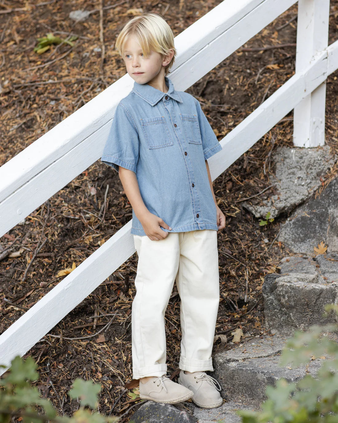 Rylee + Cru Baggy Pant - Natural