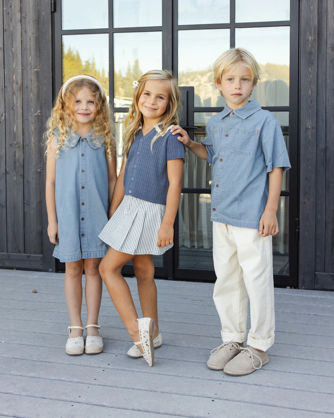 Rylee + Cru Sloane Knit Top - Marine