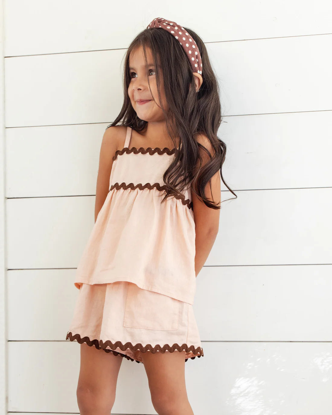 Rylee + Cru Ric Rac Set - Blush