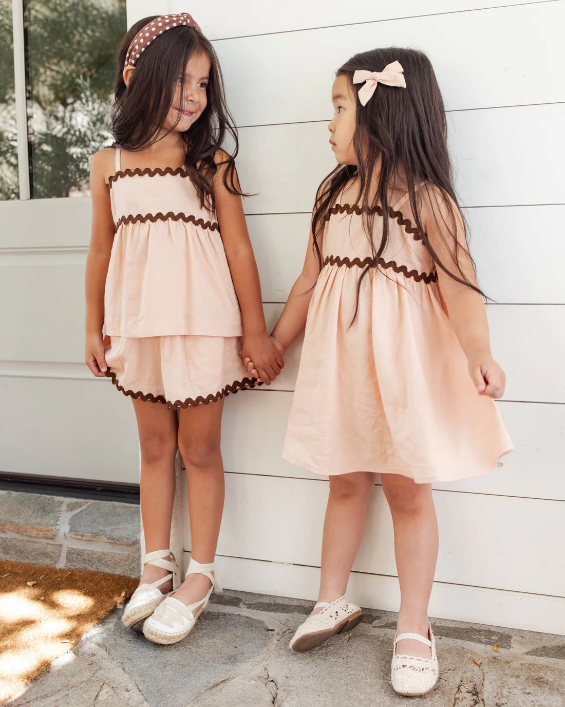 Rylee + Cru Ric Rac Set - Blush
