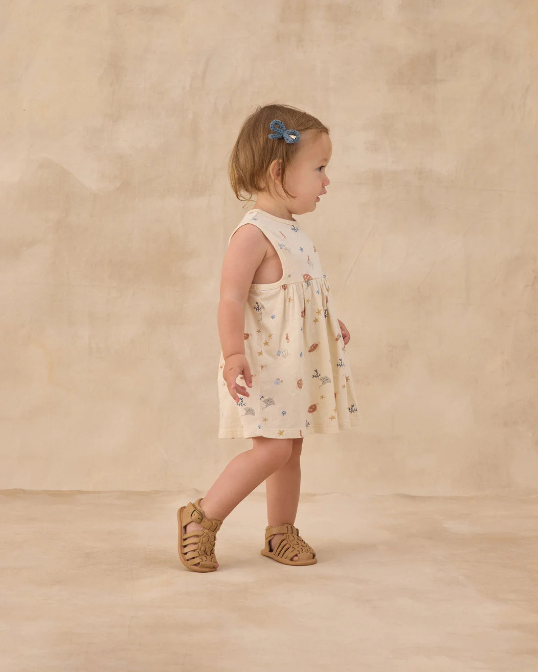 Rylee + Cru Crochet Bow Clip - Marine