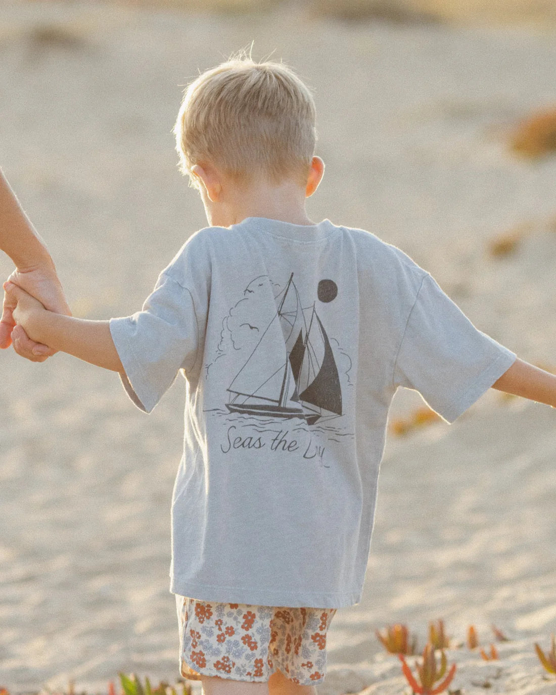 Rylee + Cru Relaxed Tee - Seas The Day