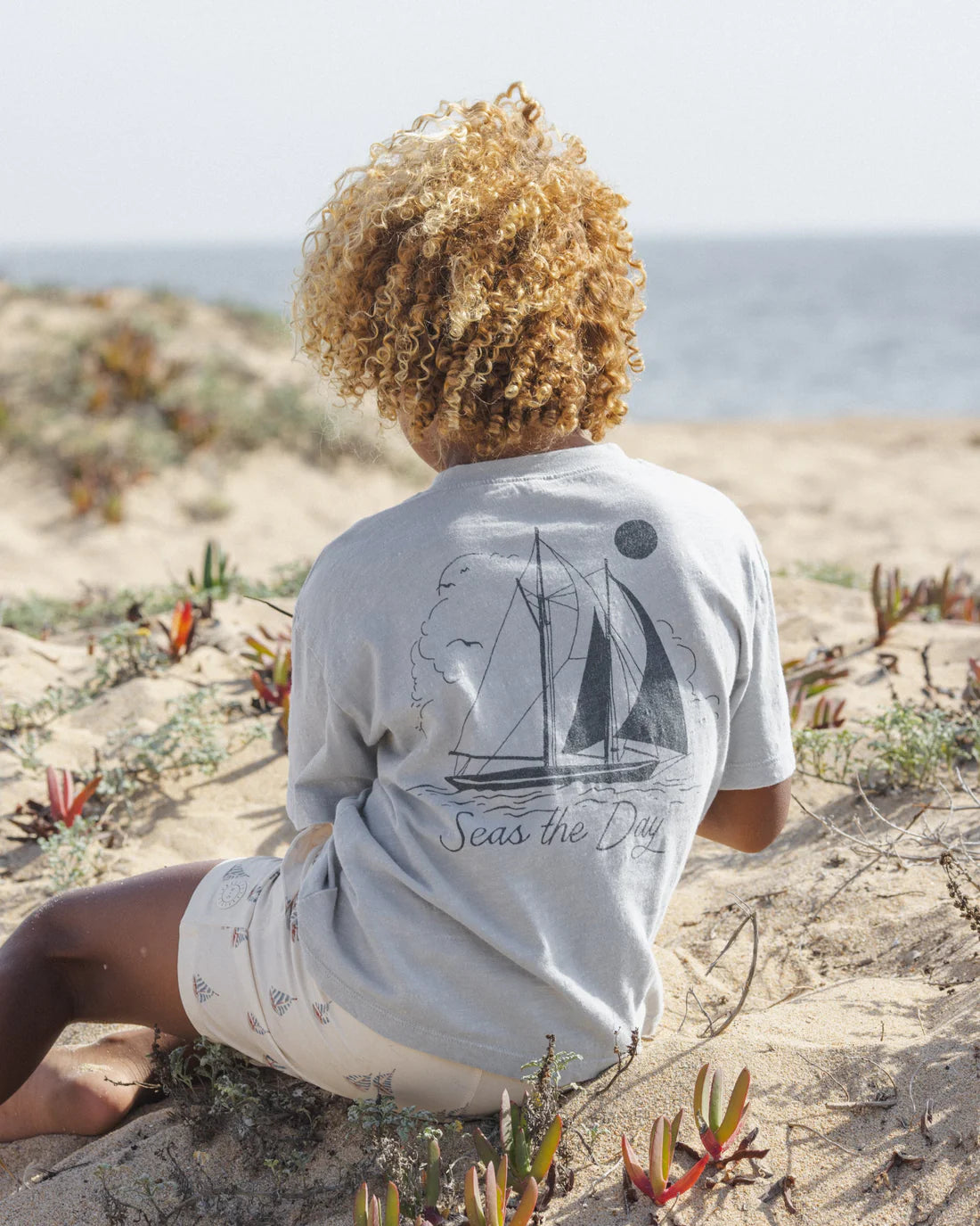 Rylee + Cru Relaxed Tee - Seas The Day