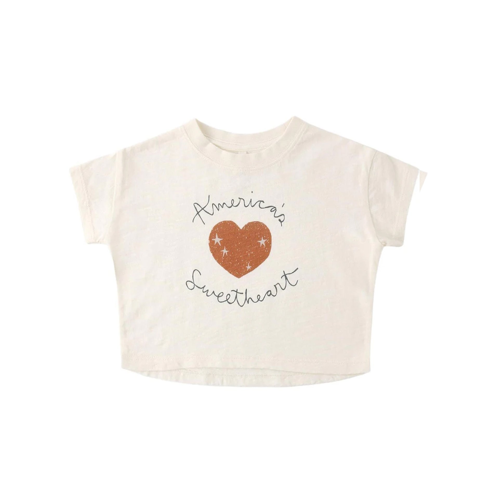 Rylee + Cru Boxy Tee - Americas Sweetheart