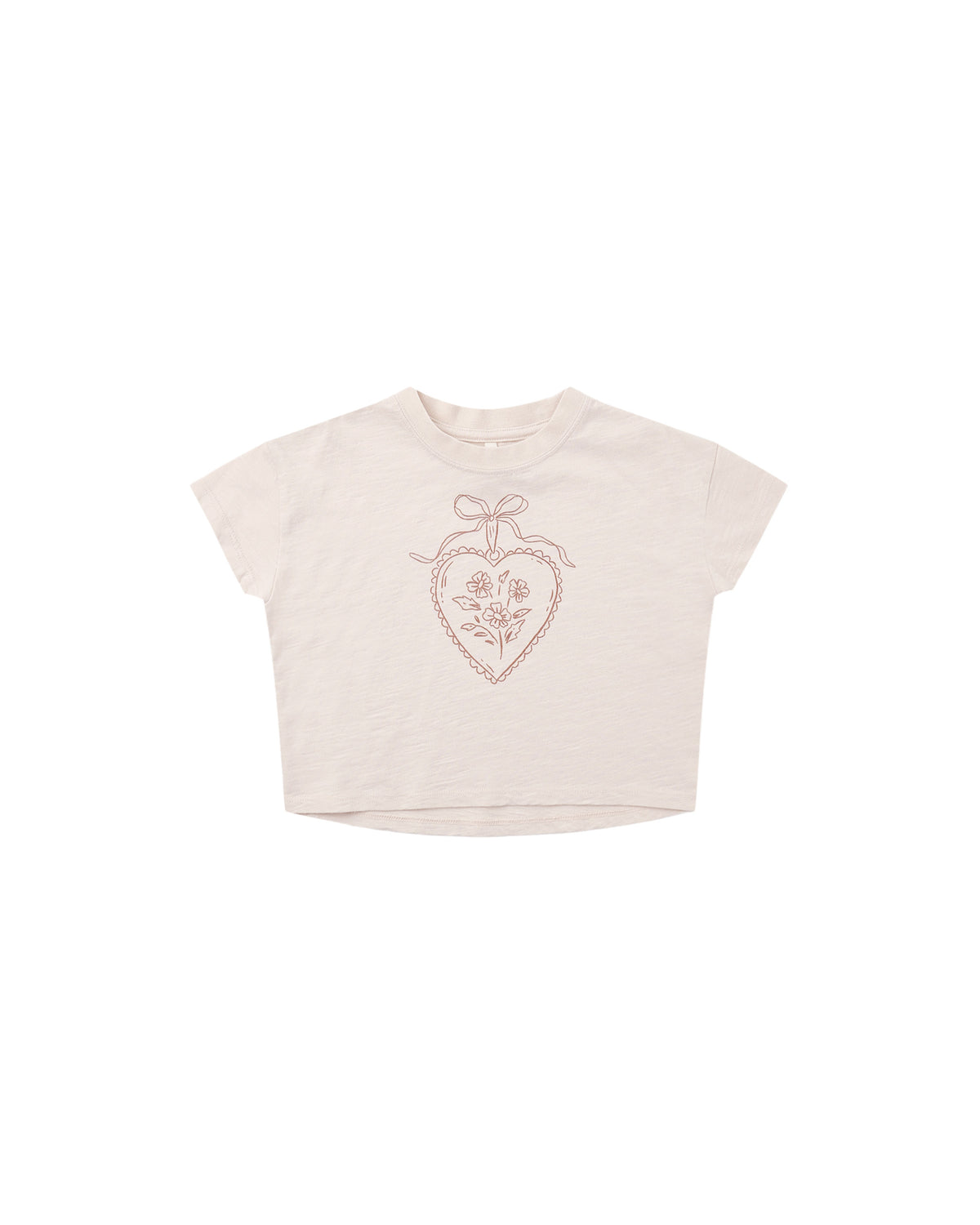 Boxy Tee - Heart Locket