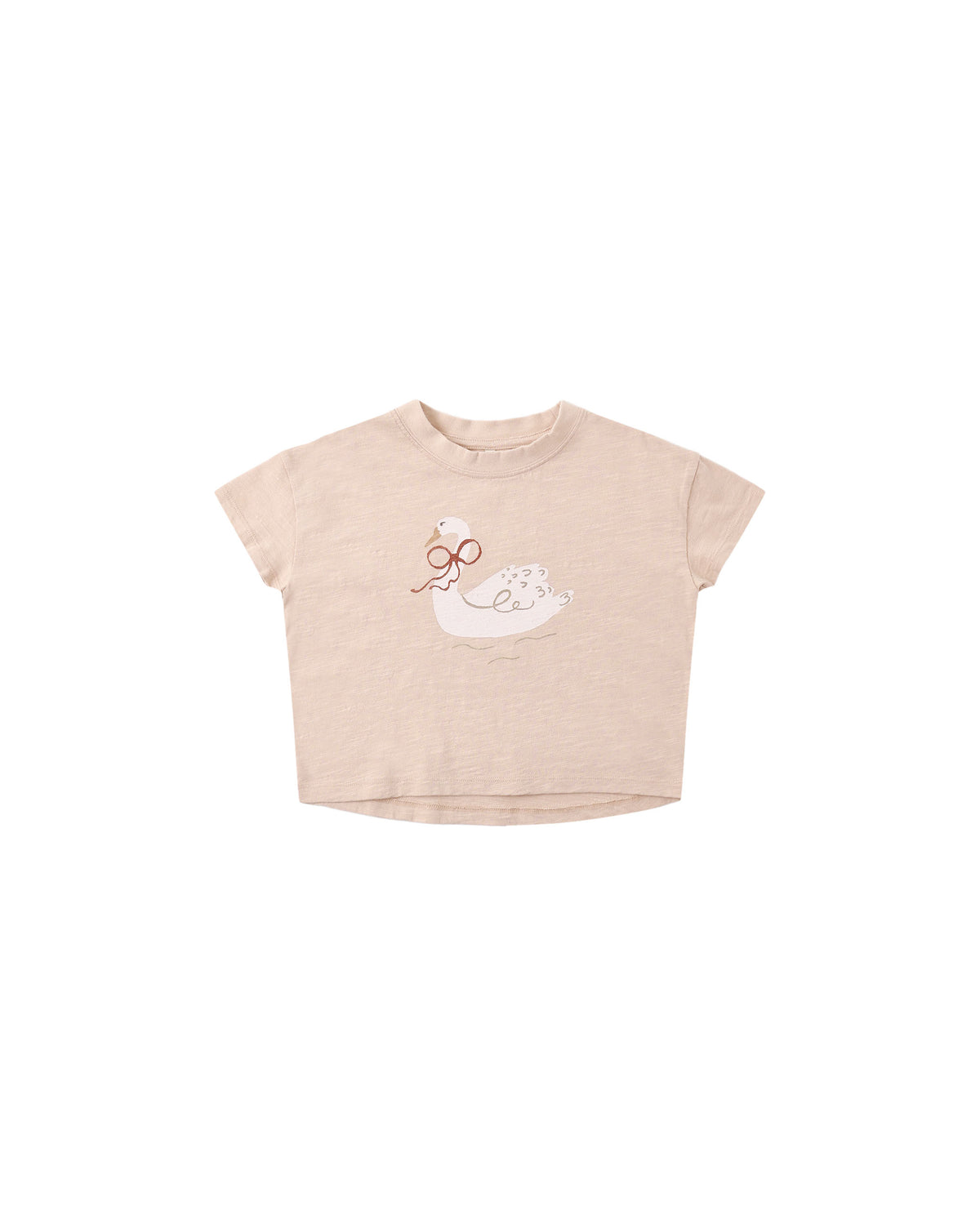 Boxy Tee - Swan