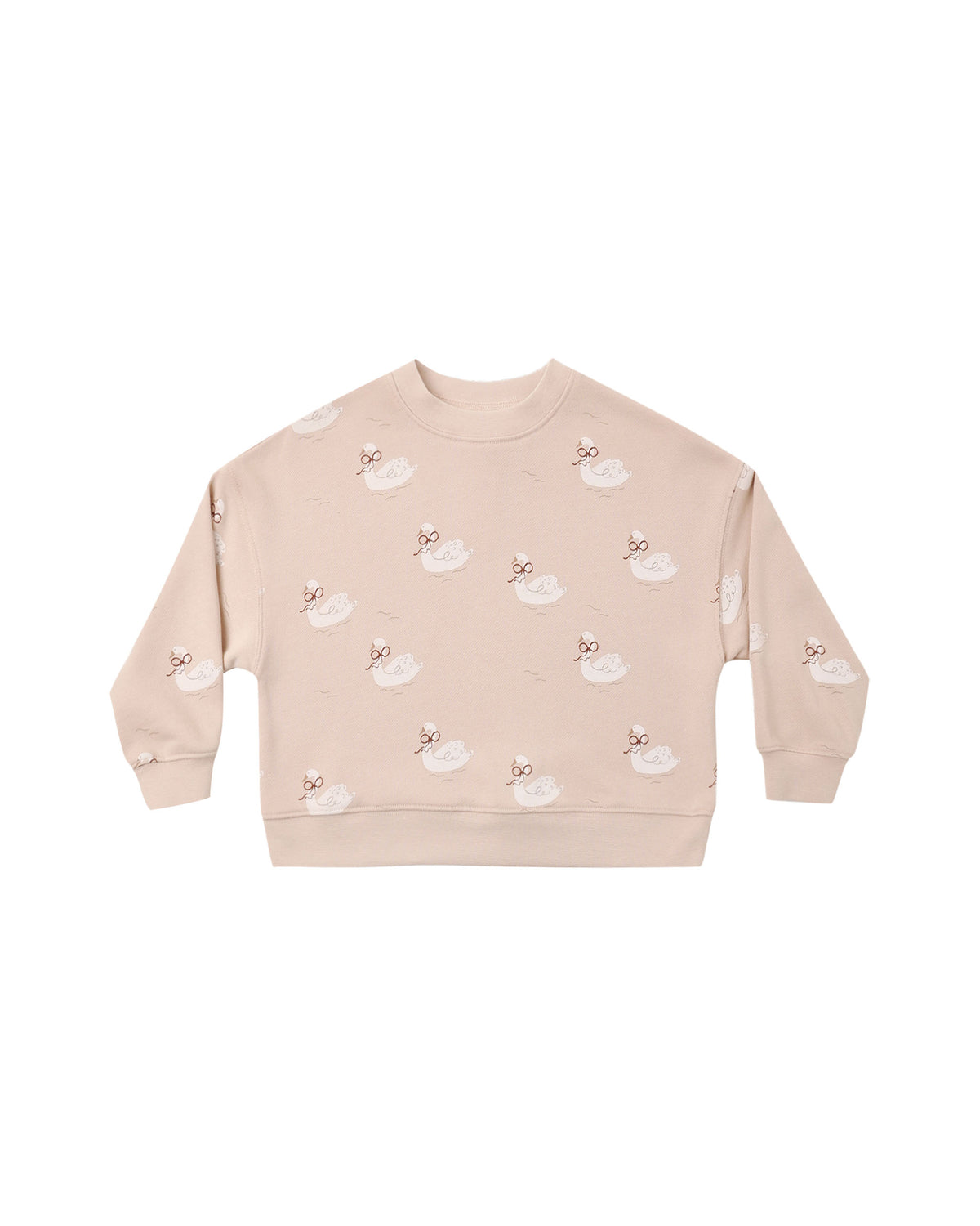 Boxy Pullover - Swan