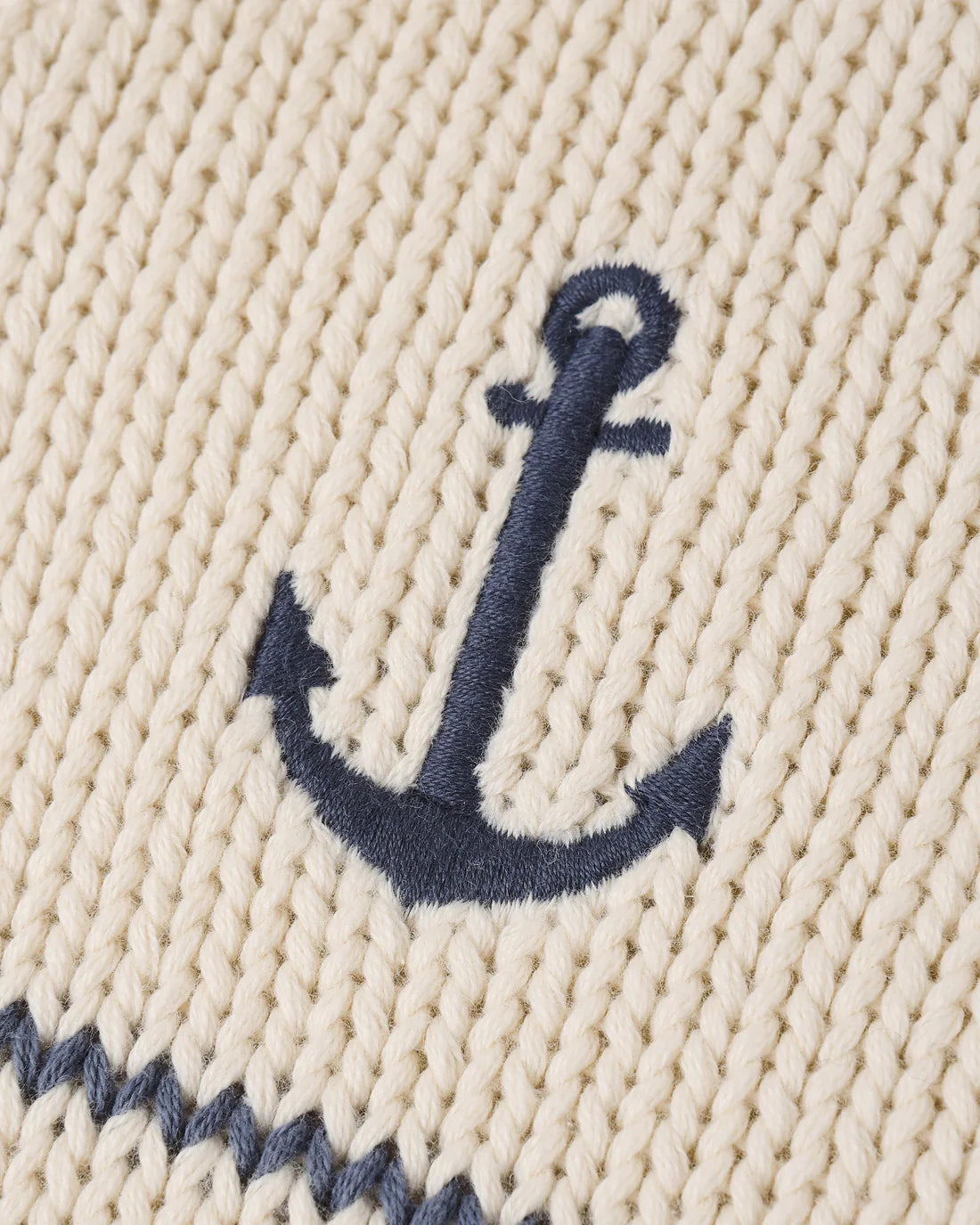 Rylee + Cru Shawl Cardigan - Natural & Marine