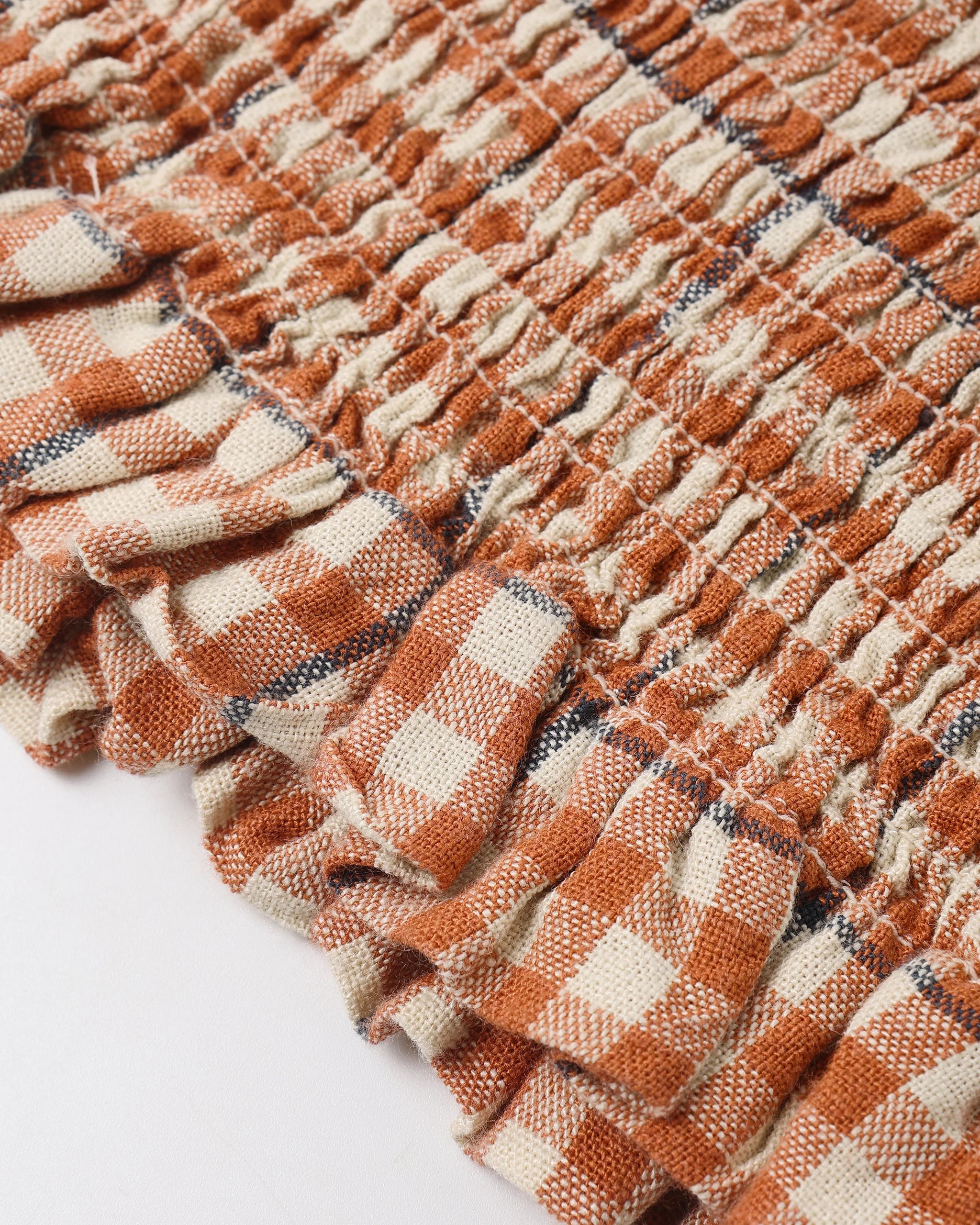 Rylee + Cru Zayla Top - Poppy Gingham