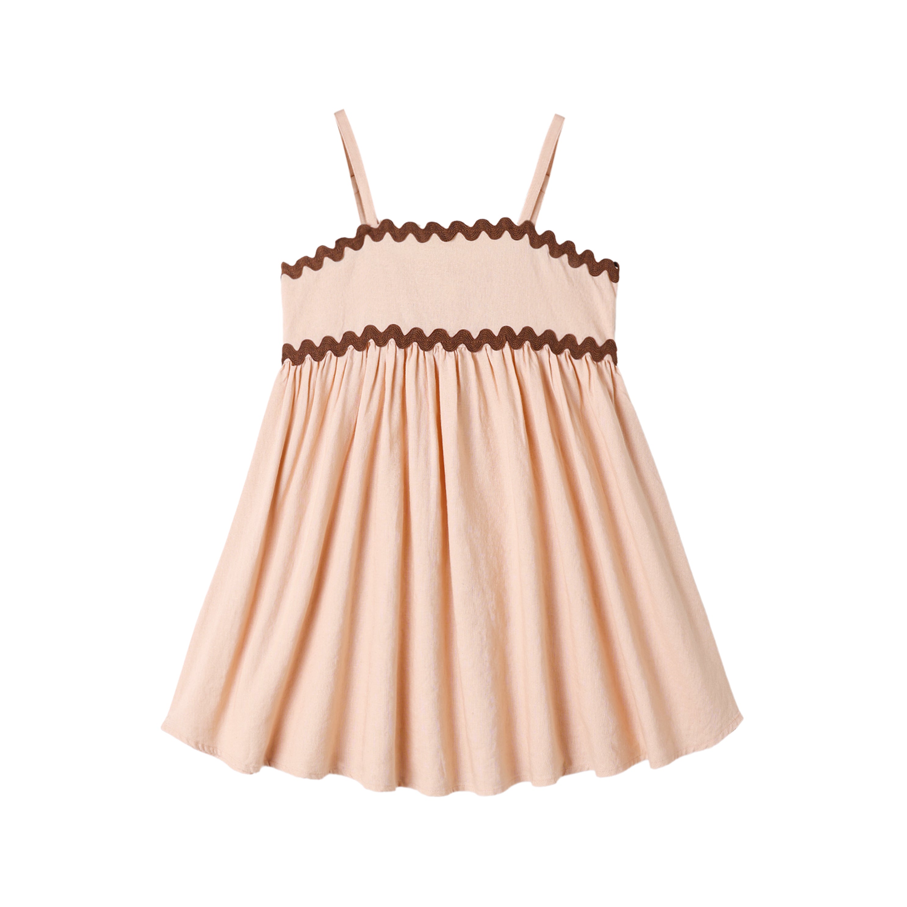 Rylee + Cru Ric Rac Dress - Blush