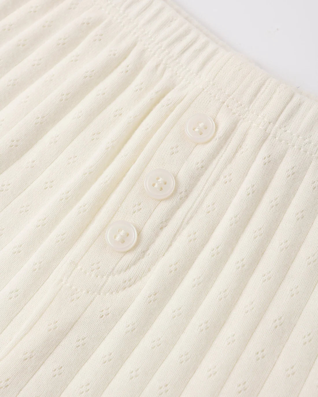 Rylee + Cru Pointelle Lounge Set - Ivory