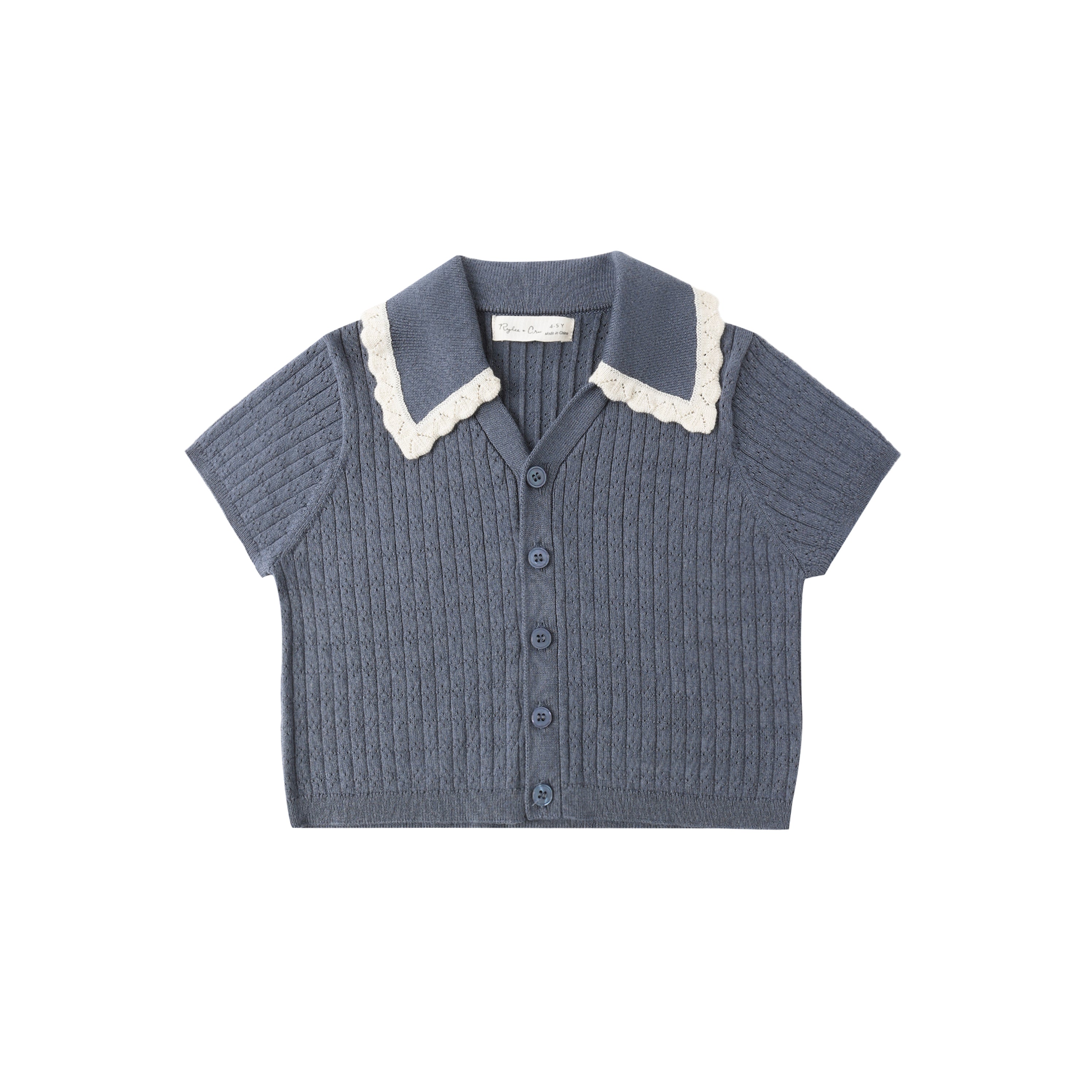 Rylee + Cru Sloane Knit Top - Marine