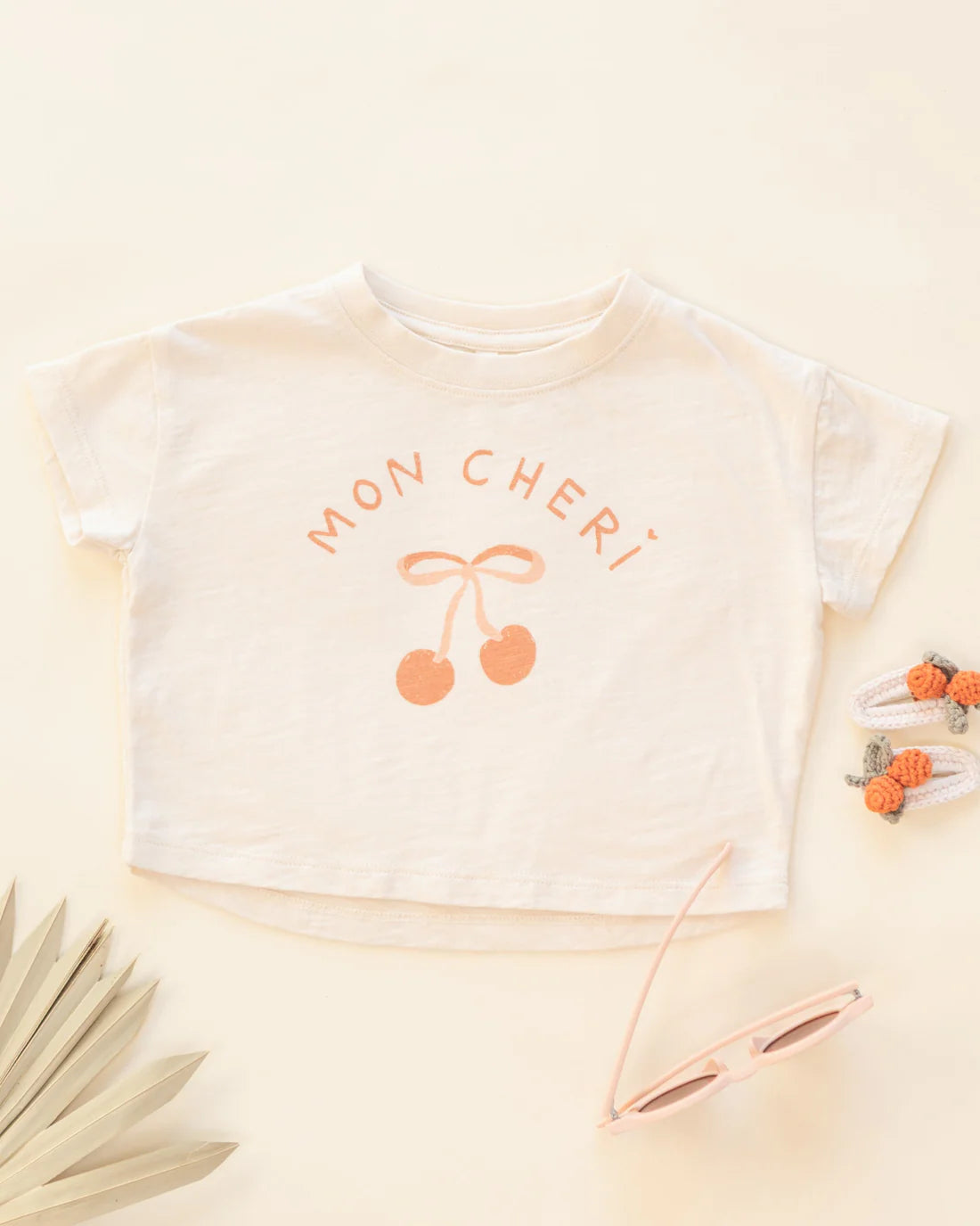 Rylee + Cru Boxy Tee - Mon Cheri