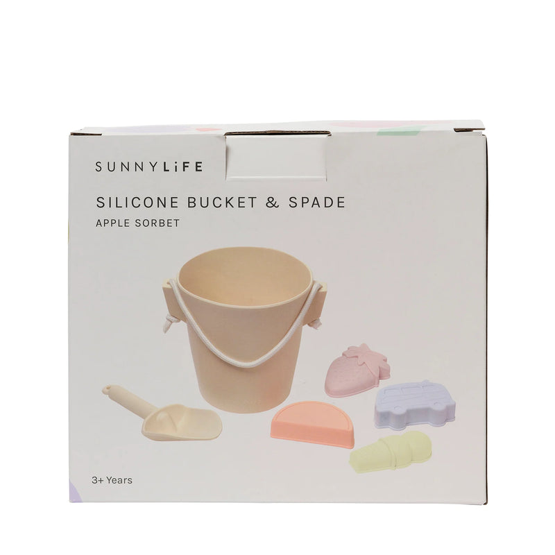 Sunnylife Silicone Bucket & Spade Set - Apple Sorbet