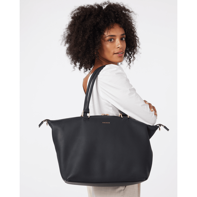 Saben Milan Carry All - Black + Chunky Chain Lining