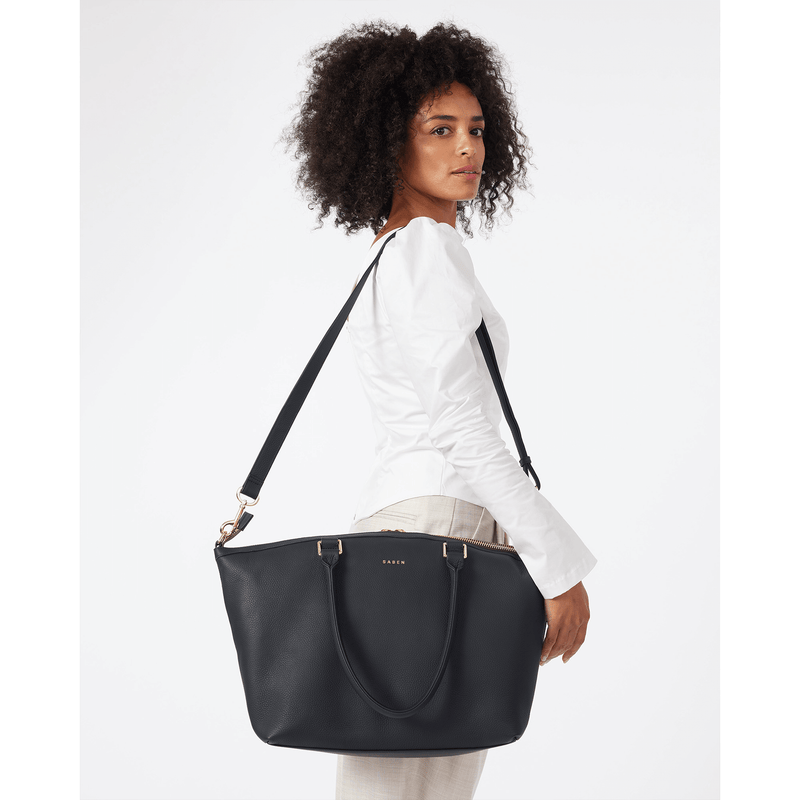 Saben Milan Carry All - Black + Chunky Chain Lining
